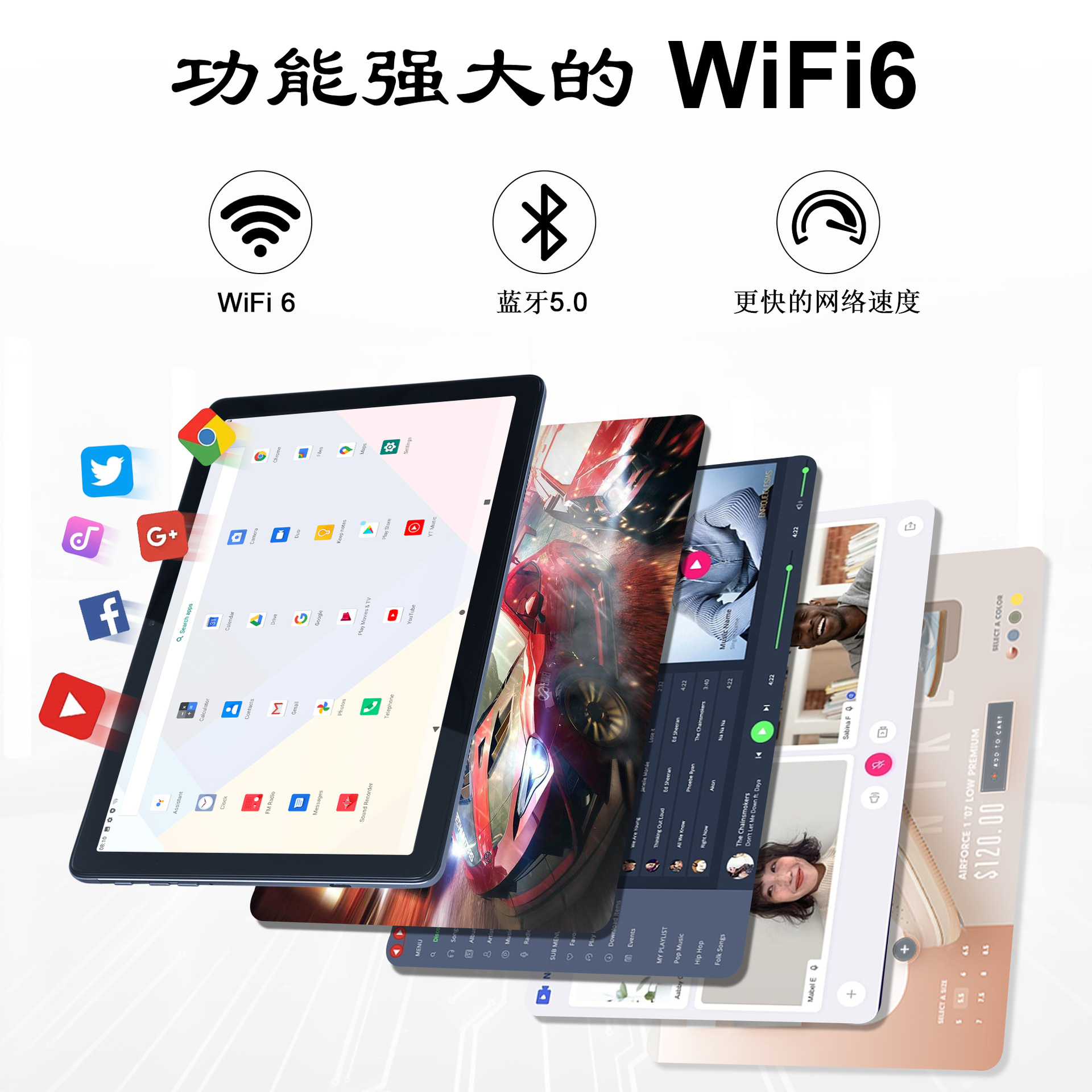 Планшет Veidoo T70 10.1 дюйма, Android 13, 4+128 ГБ, Wi-Fi 6, восьмиядерный процессор — фото 2