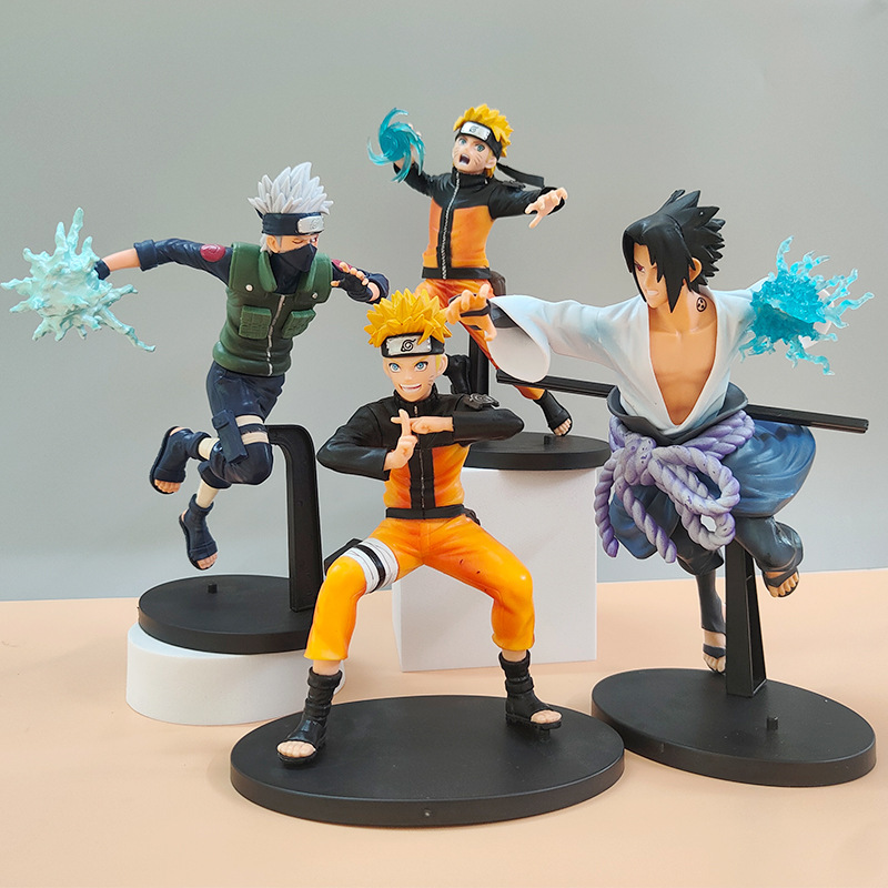 Набор фигурок Naruto: Наруто, Какаши, Саске (4 шт.)