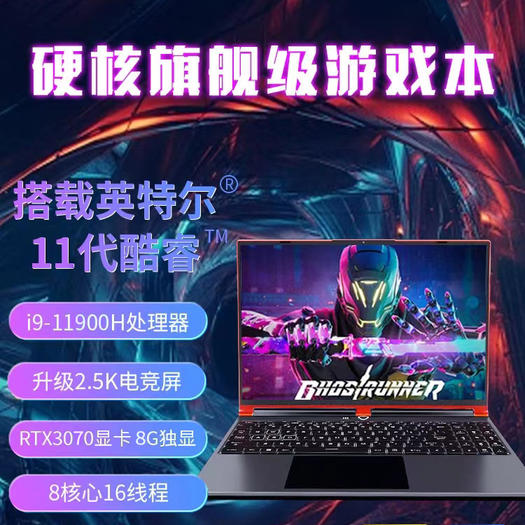 Игровой ноутбук Tianying i9-11900H с видеокартой RTX3070 8G